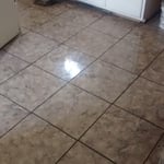 Tile finished and cabinets