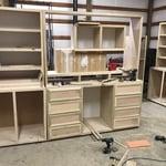 Entertainment center build