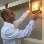 Exterior Bronze Wall Sconce