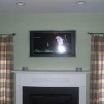 Over Fireplace