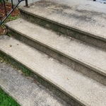 Untreated Cement Stairway