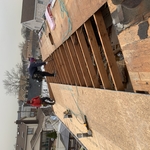 Plywood rip and install