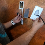 Inside of wall plate