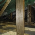 Attic before insulation
