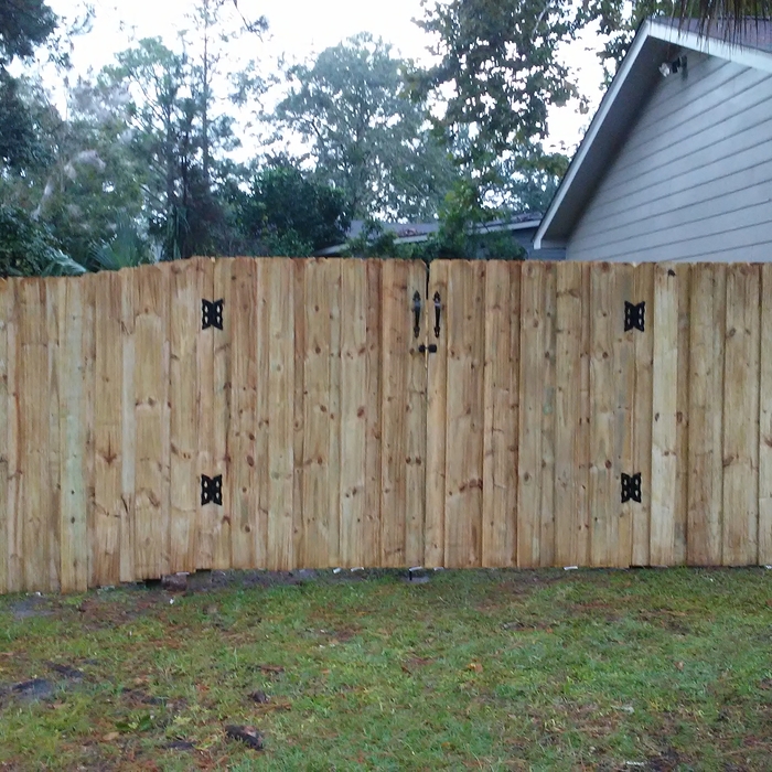 Nailing up Pickets and 8 ft. Double Drive