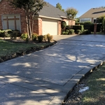 Decorative Border with Salt Finish