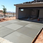 Checker board driveway