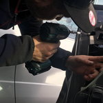 Removing damaged door lock