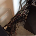 2) Home Theater Update - old wire jungle
