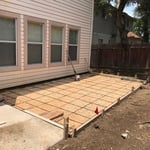 Backyard patio extention