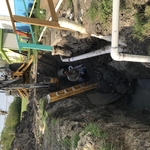 Main line expose to access and removal