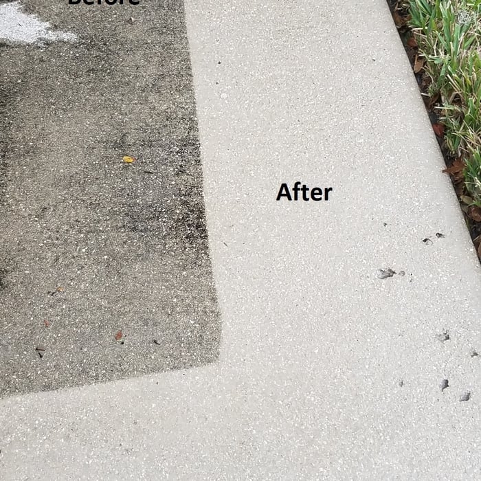 Sidewalk Surface Cleaning