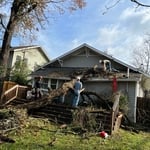 Tree Removal on House