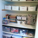 Artist's closet after