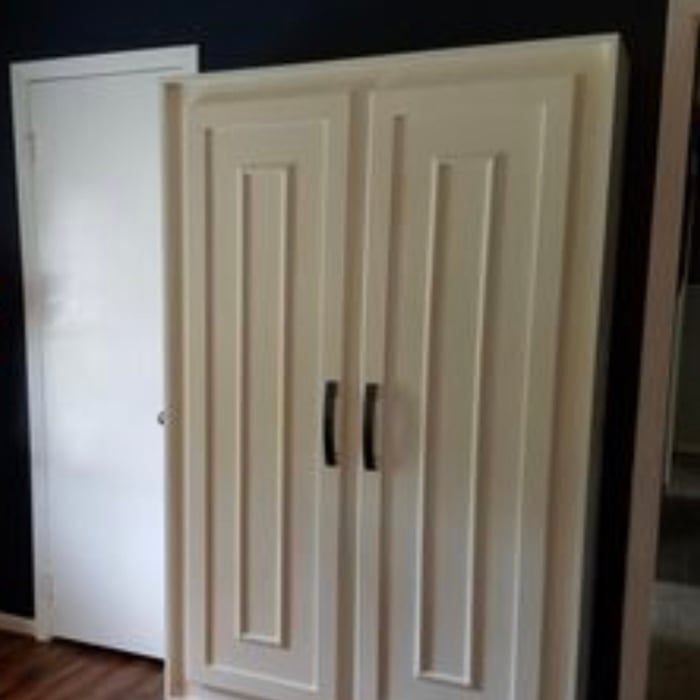 built in armoire