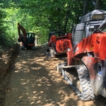 installing a new roadway for a new house