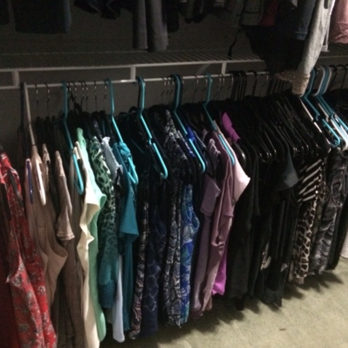 Closet organizing