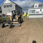 Skid steer grading