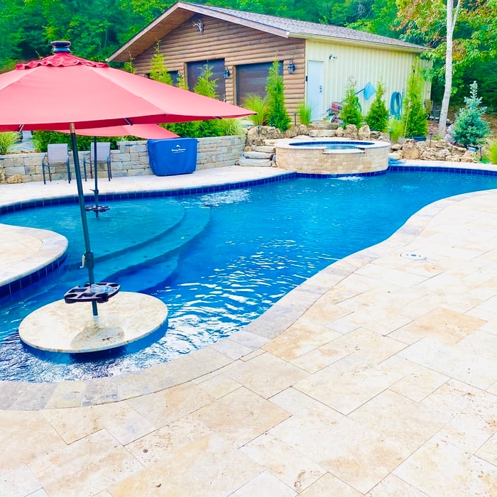 In-Pool Table/Seating