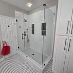 Frameless Corner Shower