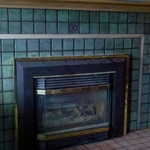 Fireplace tile