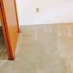 After cleaning carpet