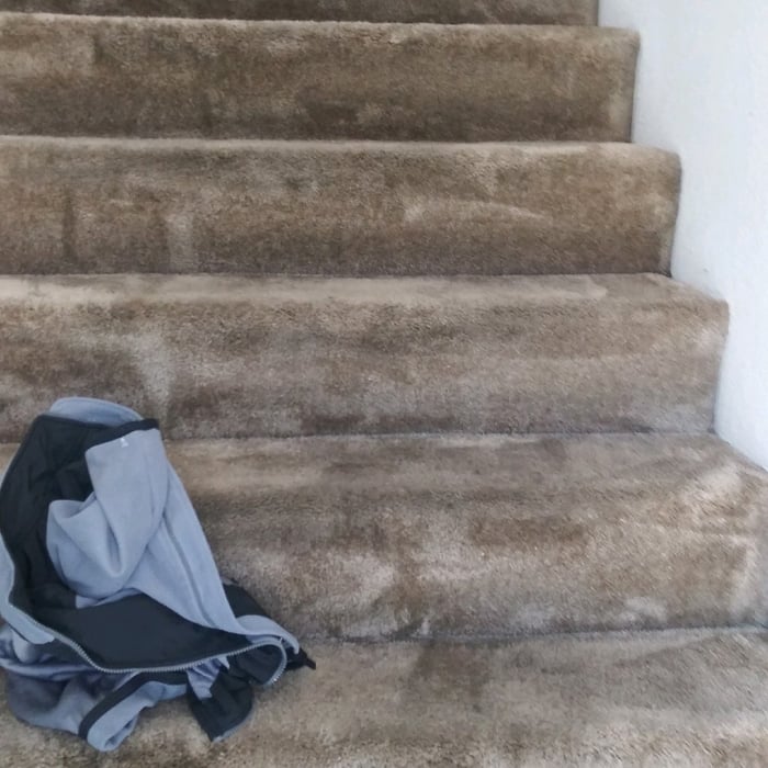 After cleaning stairs 2018