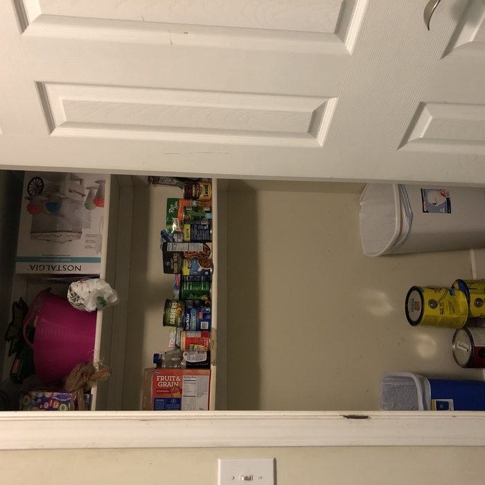 Cluttered Pantry