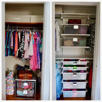 Girls' shared closet