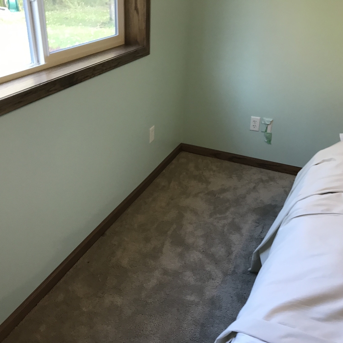 Bedroom base board.