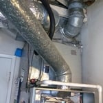 Duct work for gas furnace