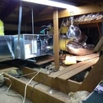 Gas furnace in attic