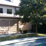 Rear porch enclosed