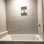 Tile Surround Shower
