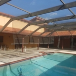 Patio screen repair pool