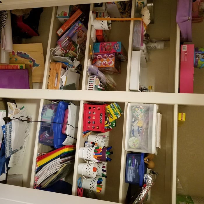 Craft Closet Before