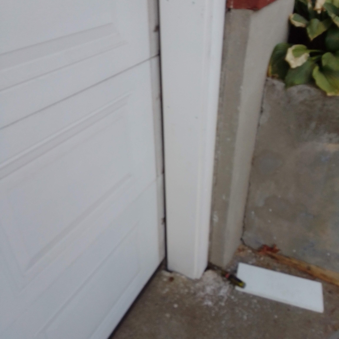 Garage door trim