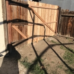 Interior side of gate