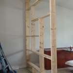 Shelves wall