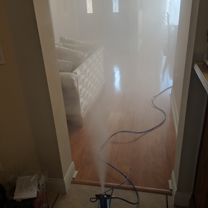 Fogger at work