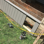 Down to the joists