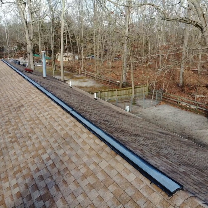 Aerial Roof Drone Shot