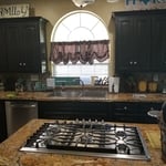 Staining cabinets