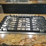 Replaced electric stove top with a new gas stainle