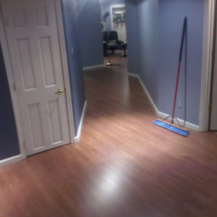 flooring and paint and trim