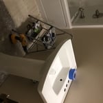 before bathroom was done