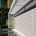 Deck with border board