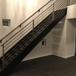 Clear Finish Steel Handrail
