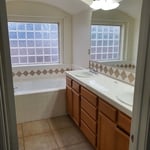 before bathroom cabinets