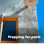 Prepping for paint